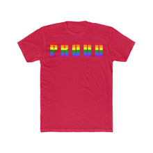 Load image into Gallery viewer, Pride PROUD Men's Cotton Crew Tee