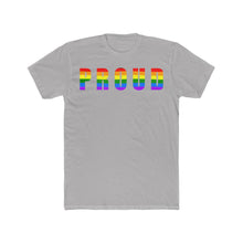 Load image into Gallery viewer, Pride PROUD Men's Cotton Crew Tee