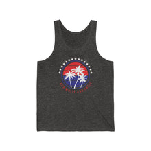 Load image into Gallery viewer, Red White and Chill Unisex Jersey Tank