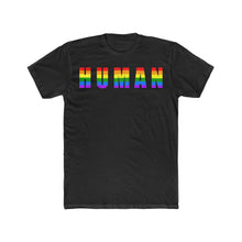 Load image into Gallery viewer, Pride HUMAN Men's Cotton Crew Tee