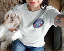 Load image into Gallery viewer, WK9WW Working K9s Worldwide USA FLAG T-shirt