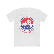 Load image into Gallery viewer, Red White and Chill Men's Cotton Crew Tee