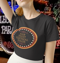 Load image into Gallery viewer, Disney Main Street Electrical Parade Vintage Logo T-shirt Design