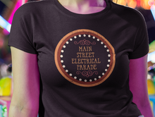 Load image into Gallery viewer, Disney Main Street Electrical Parade Vintage Logo T-shirt Design