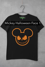 Load image into Gallery viewer, Disney Mickey Mouse Scary Halloween Face Unisex Cotton Tee