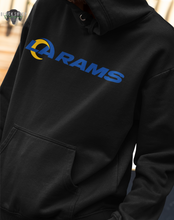 Load image into Gallery viewer, Los Angeles Rams Football II Tailgate II Rams Logo T-Shirt Hoodie