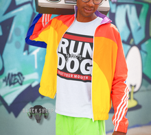 Load image into Gallery viewer, RUN Your DOG Not Your Mouth Cotton T-Shirt
