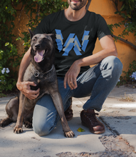 Load image into Gallery viewer, WK9WW W x 3 with Sleeve Logo Black T-Shirt