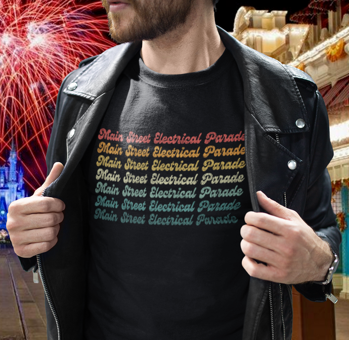 Disney Main Street Electrical Parade Retro Vintage Repetition Shirt